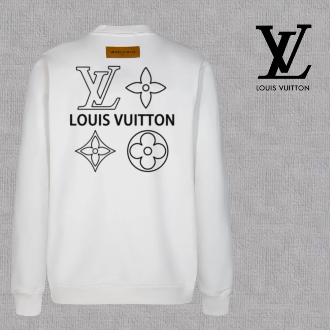 🅿️250 hot style on the shelves🔥❗ 💫〖Louis Vuitton LV〗 Fashionable round neck sweatshirt, casually matched with various styles, it is perfectly handsome😎The whole dress is made of double waistcoats, which makes the whole dress more three-dimensional. Not ordinary factories can do such fine work. The 2025 spring style counters are on sale, exquisite round neck terry sweatshirt, high-end double-strand pure cotton Customized drawstring ribs are dyed in the same vat and are complete with three standards. The chest craftsmanship adopts a simple and elegant pattern on the chest, which is easy to control for any age group! Fit and comfortable! Customized thickened 440g terry sweatshirt fabric, soft and comfortable to the touch, with a three-dimensional shape! 🙌🏻 It’s also very breathable, so it’s a versatile style that can be worn with any outfit! ✔Color: Black White Apricot Size: S M L XL 2XL